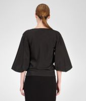 Bottega Veneta® Nero Light Silk Top Bottega Veneta® Nero Light Silk Top