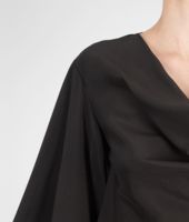 Bottega Veneta® Nero Light Silk Top Bottega Veneta® Nero Light Silk Top