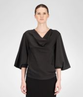 Bottega Veneta® Nero Light Silk Top Bottega Veneta® Nero Light Silk Top