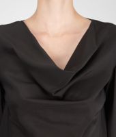 Bottega Veneta® Nero Light Silk Top Bottega Veneta® Nero Light Silk Top