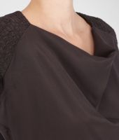 Bottega Veneta® Quetsche Washed Crepe Chinoise Top Bottega Veneta® Quetsche Washed Crepe Chinoise Top