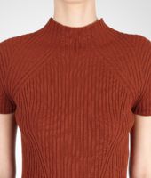 Bottega Veneta® Brique Merinos Yarn Sweater Bottega Veneta® Brique Merinos Yarn Sweater