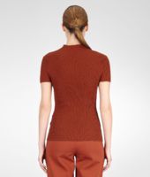 Bottega Veneta® Brique Merinos Yarn Sweater Bottega Veneta® Brique Merinos Yarn Sweater