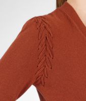 Bottega Veneta® Brique Soft Cashmere Cardigan Bottega Veneta® Brique Soft Cashmere Cardigan
