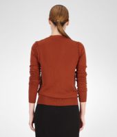 Bottega Veneta® Brique Soft Cashmere Cardigan Bottega Veneta® Brique Soft Cashmere Cardigan