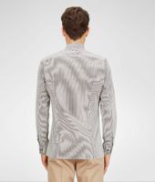 Bottega Veneta® Nero Pearl New Red Framework Print Shirt Bottega Veneta® Nero Pearl New Red Framework Print Shirt