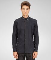 Bottega Veneta® Dark Navy Light Cotton Shirt Bottega Veneta® Dark Navy Light Cotton Shirt