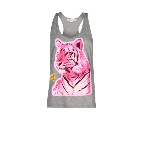 Stella McCartney, Tiger Print and Heart Tank