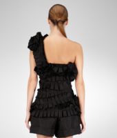 Bottega Veneta® NERO REFINE RAMIE' COTTON TOP Bottega Veneta® NERO REFINE RAMIE' COTTON TOP