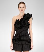 Bottega Veneta® NERO REFINE RAMIE' COTTON TOP Bottega Veneta® NERO REFINE RAMIE' COTTON TOP