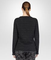 Bottega Veneta® NEW DARK GREY STUDDED EMBROIDERED JACQUARD CASHMERE SWEATER Bottega Veneta® NEW DARK GREY STUDDED EMBROIDERED JACQUARD CASHMERE SWEATER