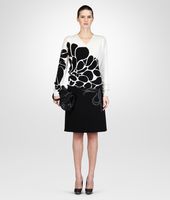 Bottega Veneta® MIST NERO CHRYSANTHEMUM CASHMERE EMBROIDERED SWEATER Bottega Veneta® MIST NERO CHRYSANTHEMUM CASHMERE EMBROIDERED SWEATER
