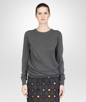 Bottega Veneta® PULLOVER AUS SOMMERKASCHMIR MEDIUM GREY Bottega Veneta® PULLOVER AUS SOMMERKASCHMIR MEDIUM GREY