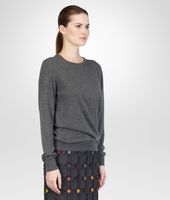 Bottega Veneta® PULLOVER AUS SOMMERKASCHMIR MEDIUM GREY Bottega Veneta® PULLOVER AUS SOMMERKASCHMIR MEDIUM GREY