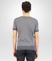 Bottega Veneta® T-SHIRT AUS BIO-BAUMWOLLE UND FLANELL NEW LIGHT GREY Bottega Veneta® T-SHIRT AUS BIO-BAUMWOLLE UND FLANELL NEW LIGHT GREY