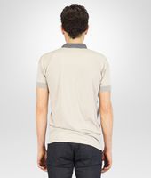 Bottega Veneta® Sand New Light Grey Organic Cotton Flannel T-Shirt Bottega Veneta® Sand New Light Grey Organic Cotton Flannel T-Shirt