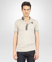 Bottega Veneta® Sand New Light Grey Organic Cotton Flannel T-Shirt Bottega Veneta® Sand New Light Grey Organic Cotton Flannel T-Shirt