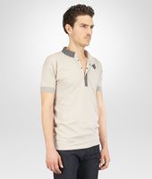 Bottega Veneta® Sand New Light Grey Organic Cotton Flannel T-Shirt Bottega Veneta® Sand New Light Grey Organic Cotton Flannel T-Shirt