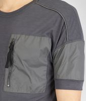 Bottega Veneta® New Dark Grey Viscose Jersey Soft Nylon T-Shirt Bottega Veneta® New Dark Grey Viscose Jersey Soft Nylon T-Shirt