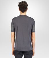 Bottega Veneta® New Dark Grey Viscose Jersey Soft Nylon T-Shirt Bottega Veneta® New Dark Grey Viscose Jersey Soft Nylon T-Shirt