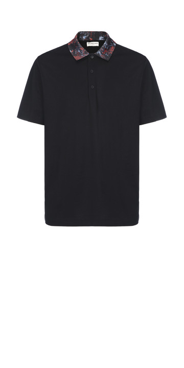 balenciaga red polo
