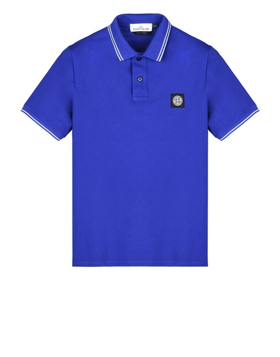 22S18 STRETCH PIQUÉ Polo Stone Island Homme Boutique Officielle