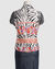 BLUMARINE Women - Shirts - Short sleeve shirt BLUMARINE on YOOX :  blumarine short sleeve tops print blouse