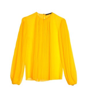 Clothing - Shirts - Blouse Clothing on thecorner.com :  spring see through womens pleats