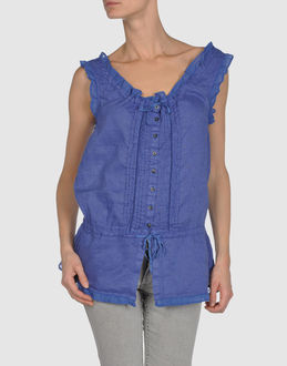 120% Lino Sleeveless Shirts - Item 38184889
