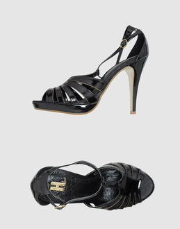 HOLLYWOOD MILANO - CALZATURE - Sandali con tacco - su YOOX.COM