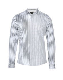 LES HOMMES - Camicia maniche lunghe