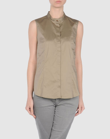 ZOOM JIL SANDER NAVY - Sleeveless shirt