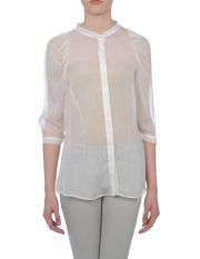 FRANCESCO SCOGNAMIGLIO - Shirt with 3/4-length sleeves