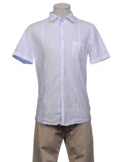AGLINI - Camicia maniche corte