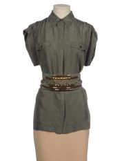 SILK AND SOIE - Camicia maniche corte