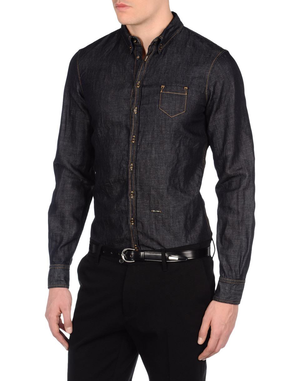 dsquared2 denim shirts