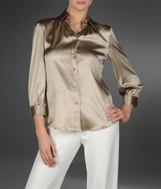 ARMANI COLLEZIONI - Shirt with 3/4-length sleeves