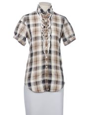 AGLINI - Camicia maniche corte