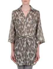 BURBERRY - Shirt with 3/4-length sleeves