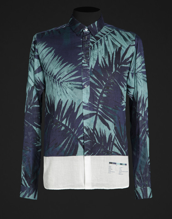 Patterned Polo shirt - Long sleeve shirts - Dolce&Gabbana - Summer 2014 Patterned Polo shirt - Long sleeve shirts - Dolce&Gabbana - Summer 2014