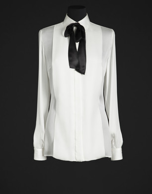 Chiffon blouse - Long sleeve shirts - Dolce&Gabbana - Summer 2014 Chiffon blouse - Long sleeve shirts - Dolce&Gabbana - Summer 2014