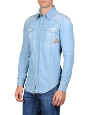 ROBERTO CAVALLI - Denim shirt