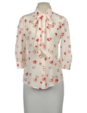HALSTON HERITAGE - Shirt with 3/4-length sleeves
