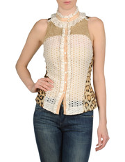 ROBERTO CAVALLI - Sleeveless shirt