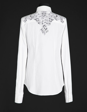 Camicia in popeline stretch - Camicie maniche lunghe - Dolce&Gabbana - Estate 2014 Camicia in popeline stretch - Camicie maniche lunghe - Dolce&Gabbana - Estate 2014