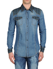 ROBERTO CAVALLI - Denim shirt