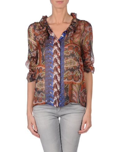 ZOOM JUST CAVALLI - Shirt with 3/4-length sleeves