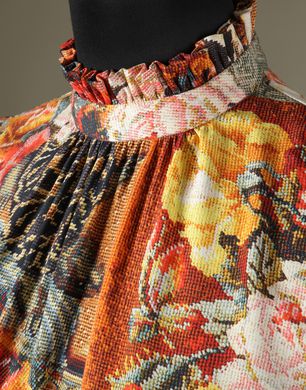 BLUSA STAMPA MEZZO PUNTO - Bluse - Dolce&Gabbana - Inverno 2015 BLUSA STAMPA MEZZO PUNTO - Bluse - Dolce&Gabbana - Inverno 2015