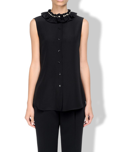 Moschino, Ärmellose Bluse