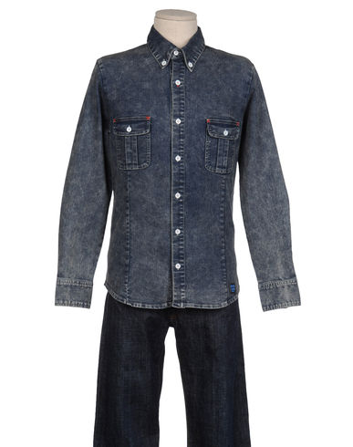 ZOOM ROBERTO CAVALLI DEVILS - Denim shirt